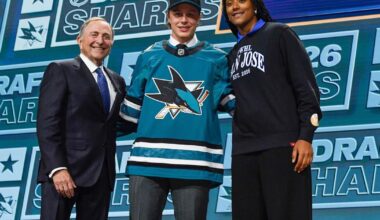 San Jose Sharks' future appears brighter after 3-player 1st-round haul at NHL draft | National Sports