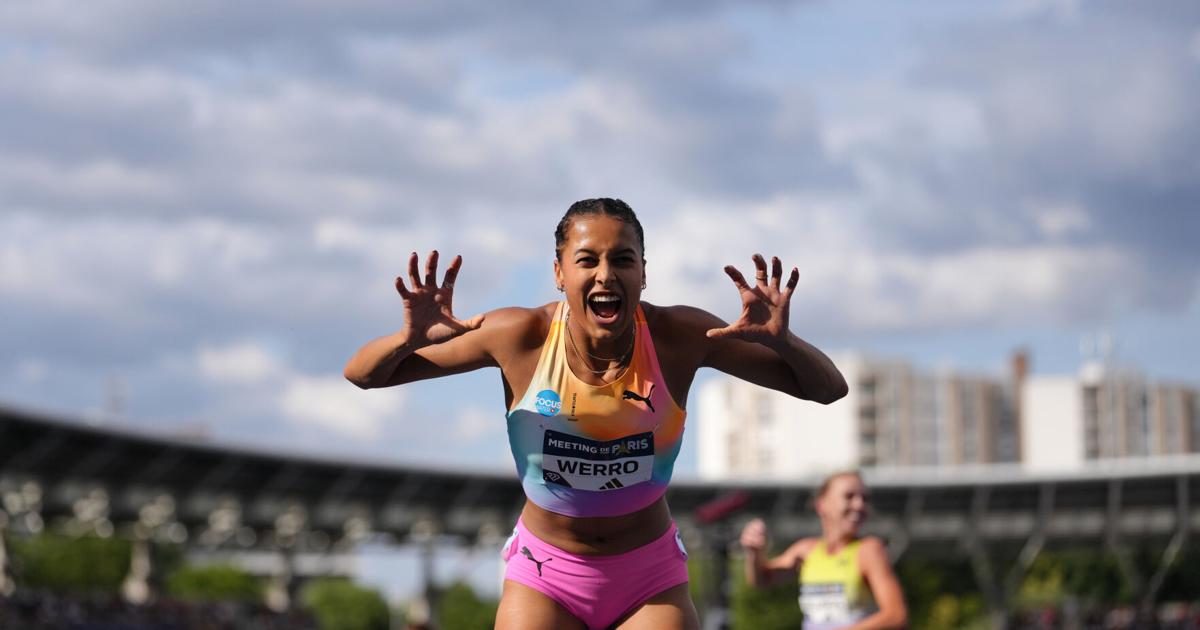 Track star Audrey Werro edges closer in duel with Keely Hodgkinson to break 43-year record in 800 | Sports