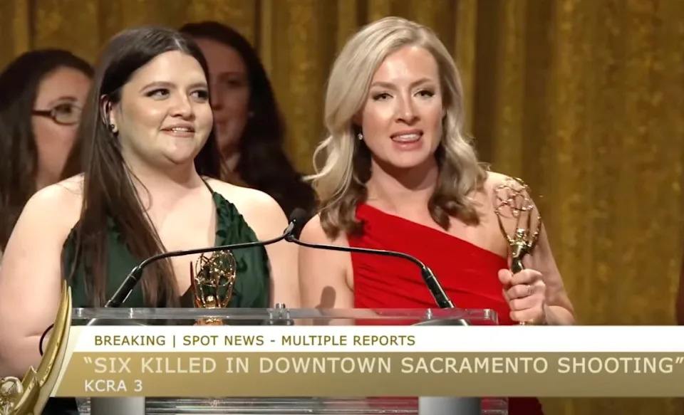 Heft is an Emmy-winning journalist thanks to her team’s coverage of a Sacramento shooting in 2023. Erin Heft and the KCRA