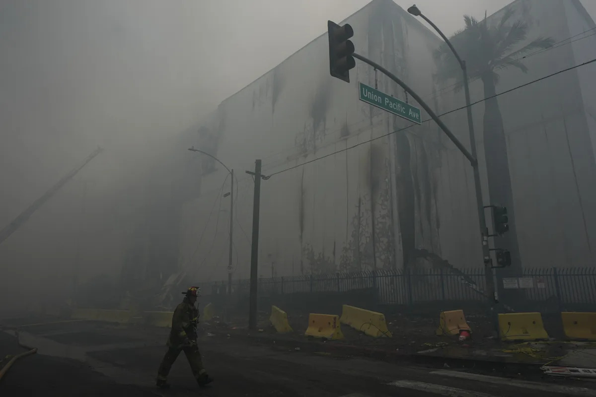What to know about a cold storage warehouse fire in Los Angeles