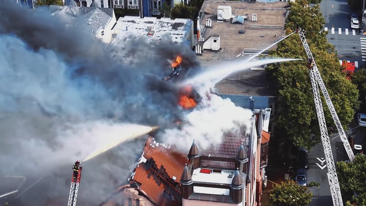 Massive fire at San Francisco church contained