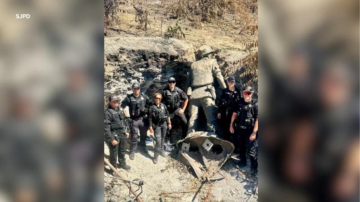 San Jose police recover large Vietnamese memorial statue stolen from community garden