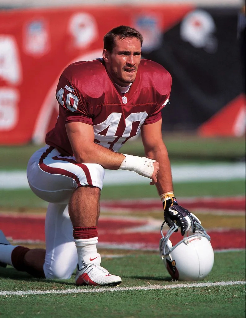 NFL player Tillman had left his career as a safety with the Arizona Cardinals to join the military. VIA BLOOMBERG NEWS