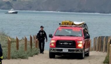 ‘Sneaker wave’ sucks California fisherman out to sea