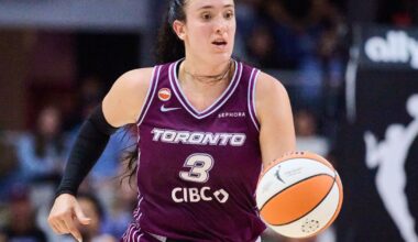 Marina Mabrey matches WNBA scoring record with 53 points to help Toronto rout Los Angeles :: WRAL.com