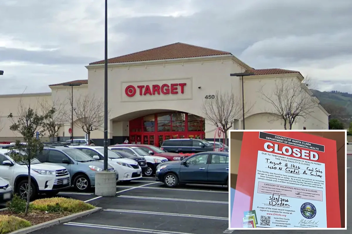 Grocery department at Bay Area Target partially closed due to rat infestation