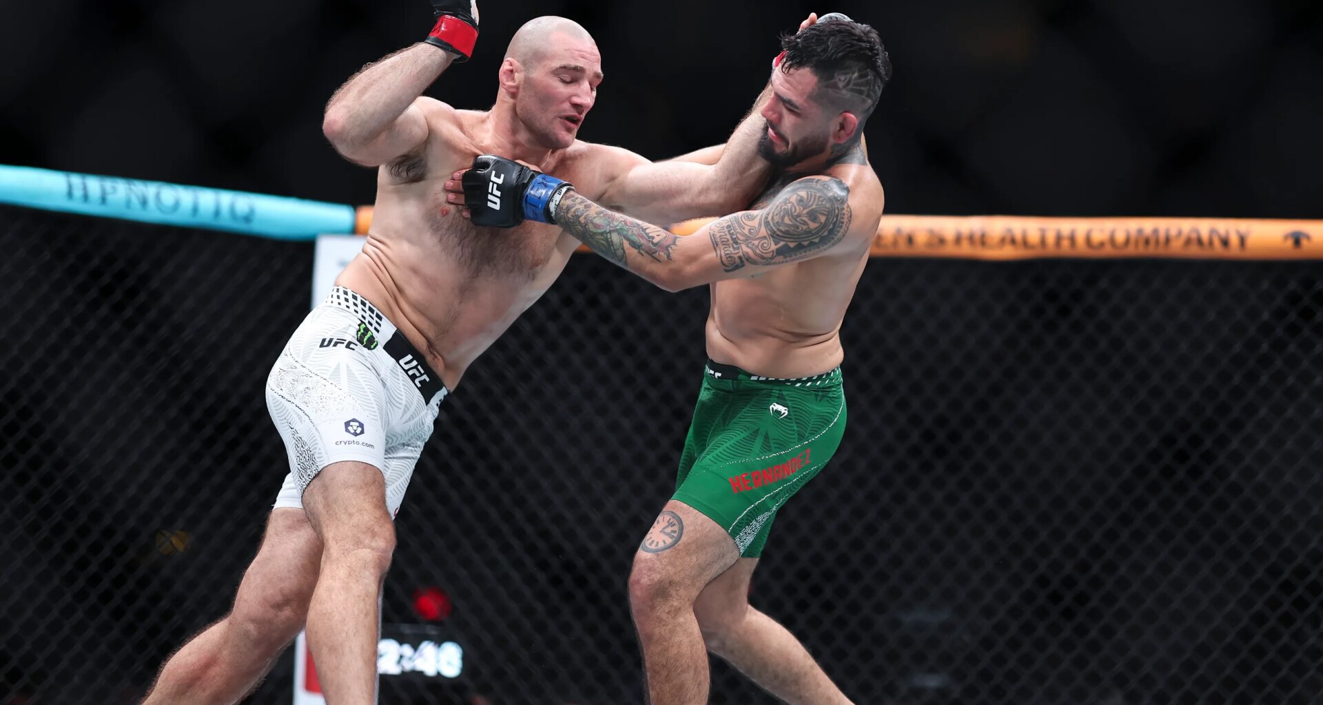 Anthony Hernandez trains with Sean Strickland for UFC Sacramento