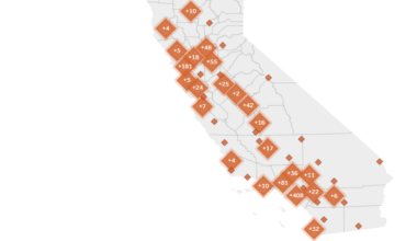 Map shows how many shootings were near California schools in 2025
