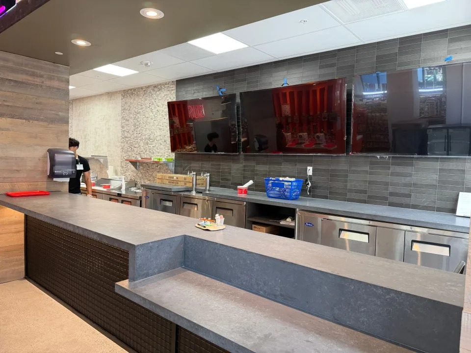 The bar at Sakura Market is expected to debut on July 24 when customers can order drinks like sake and beer.