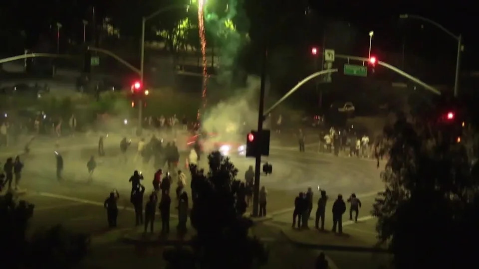 <div>San Jose police officers responded to several sideshows that erupted at multiple locations across the city over the weekend. June 13, 2026 Photo: AioFilmz</div>