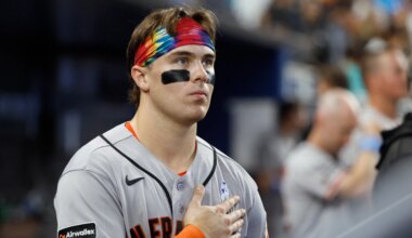 San Francisco outfielder Drew Gilbert extends on-base streak at Miami