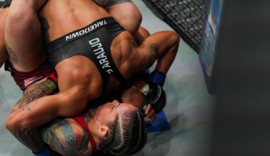 PFL San Diego video: Liz Carmouche jumps the gilly, subs fellow UFC vet