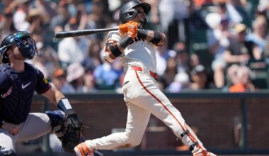 Drew Gilbert pinch hits, scores run in San Francisco's win over Braves