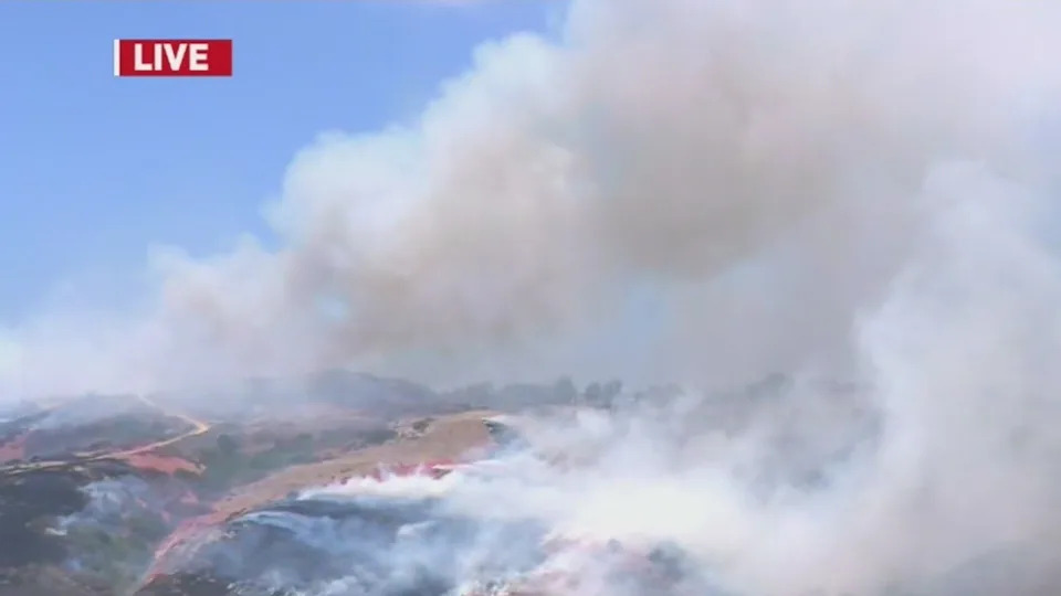 Sorrento Fire (FOX 5/KUSI)