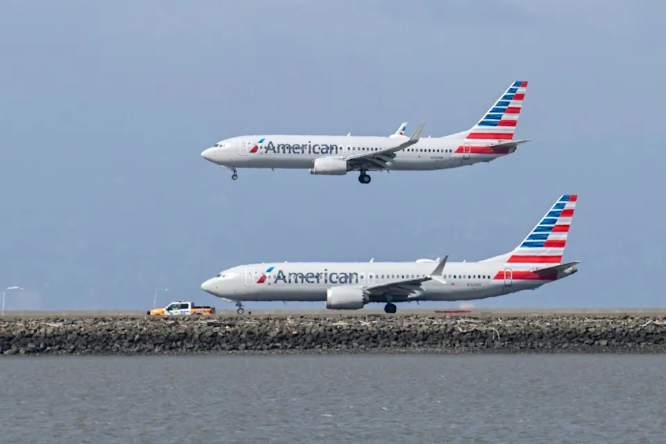 American Airlines plane at San Francisco International Airport. Anadolu via Getty Images