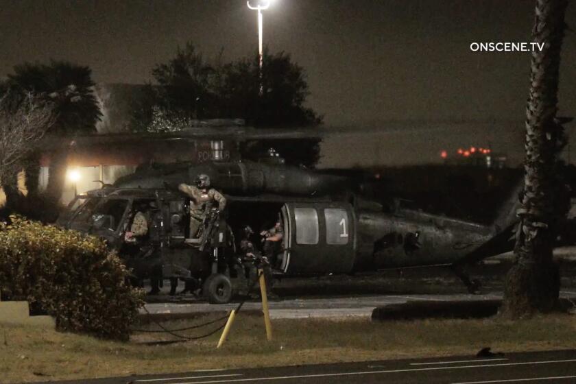 Days of intense military training exercises at empty buildings have Southern California on edge