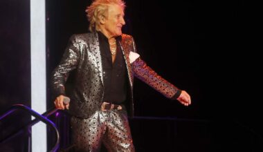 Rod Stewart spotted at Haiti vs Scotland days after cancelling California concert