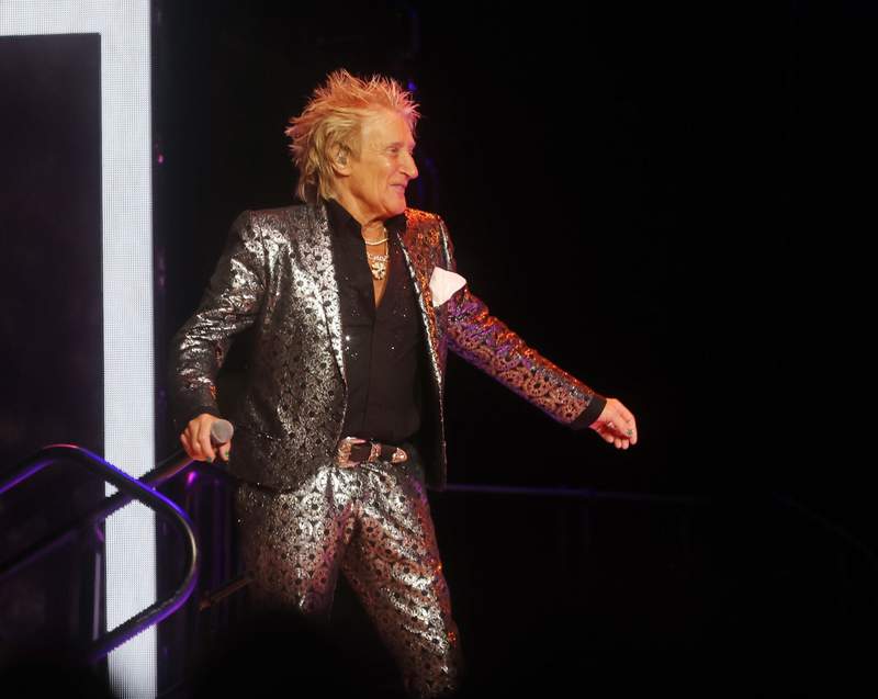Rod Stewart spotted at Haiti vs Scotland days after cancelling California concert