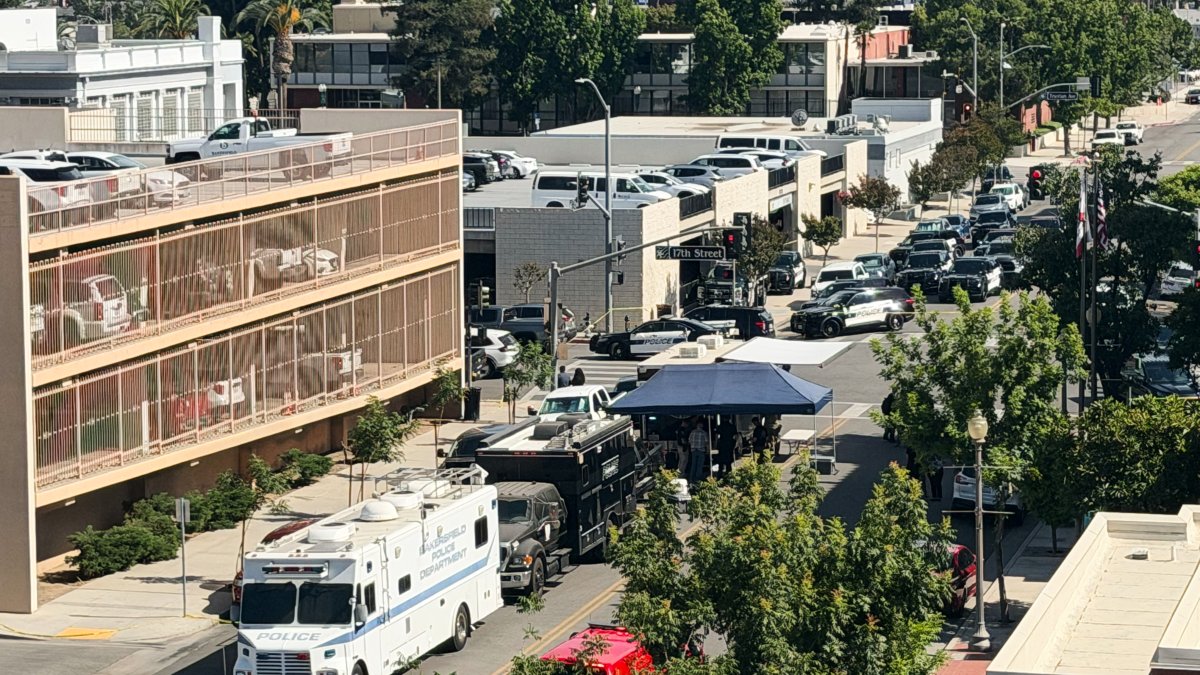 Man barricaded himself inside Chase bank building in California – NBC Chicago