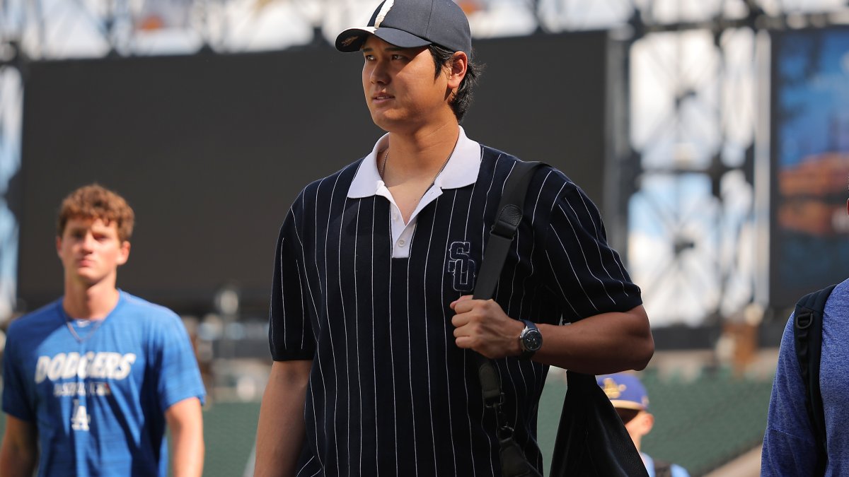 Shohei Ohtani misses series opener due to knee soreness – NBC Los Angeles