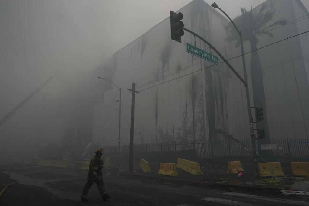 What to know about a cold storage warehouse fire in Los Angeles