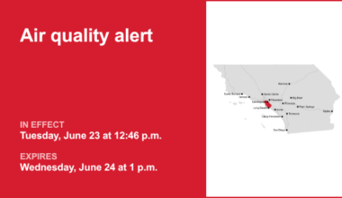 Air quality alert in place for Los Angeles County Inland Coast including Downtown Los Angeles Wednesday – San Gabriel Valley Tribune