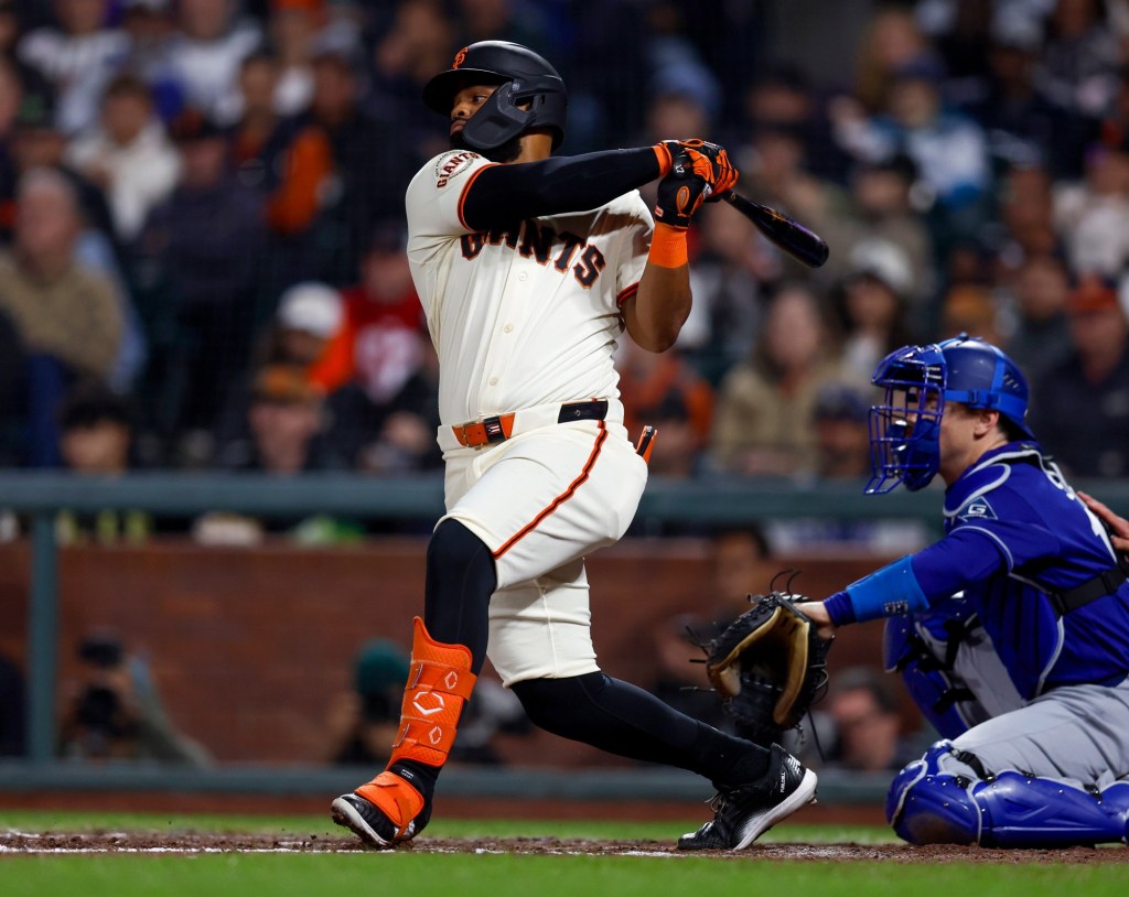 What are SF Giants' options once Heliot Ramos returns from IL?
