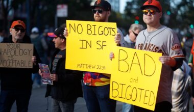 SF Giants return home to fan protests after Pride Night controversy