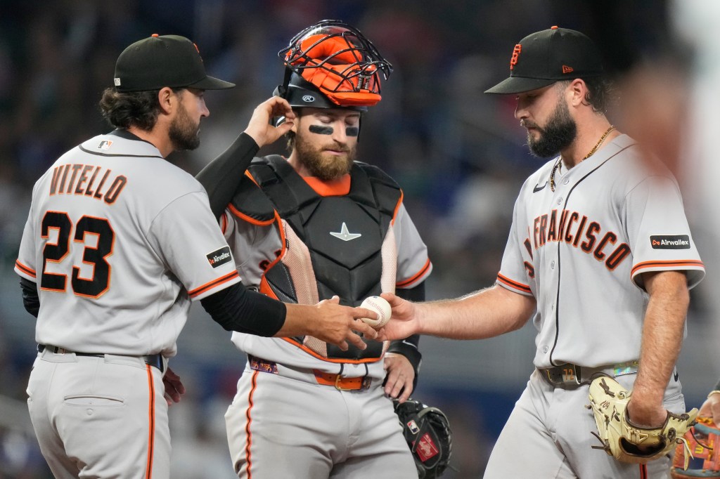 SF Giants plagued by four errors, four hit batters in ugly loss to Marlins