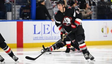 San Jose Sharks' Michael Kesselring describes hard year with Buffalo Sabres