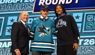 San Jose Sharks take Ivar Stenberg at NHL draft; Leafs take Gavin McKenna