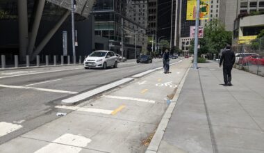 Eyes on the Street: Beale Street Bike Lane Upgrades Underway