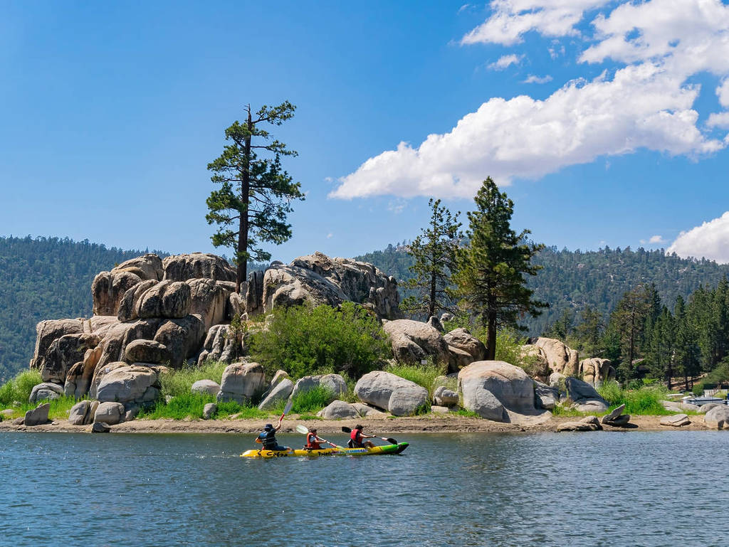 People kayak at Boulder Bay Park