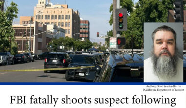 FBI fatally shoots suspect following downtown Bakersfield standoff, police say.
