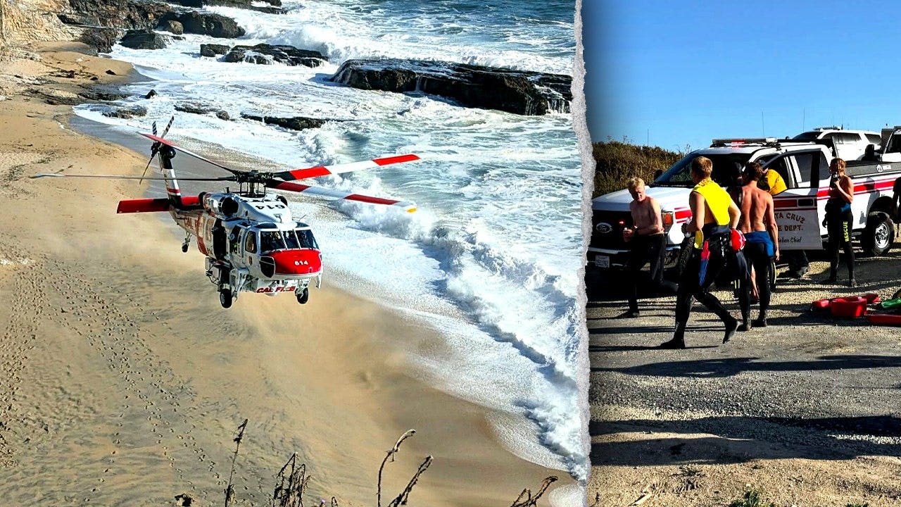 Rising tides sweep 2 sleeping college students to death at California beach