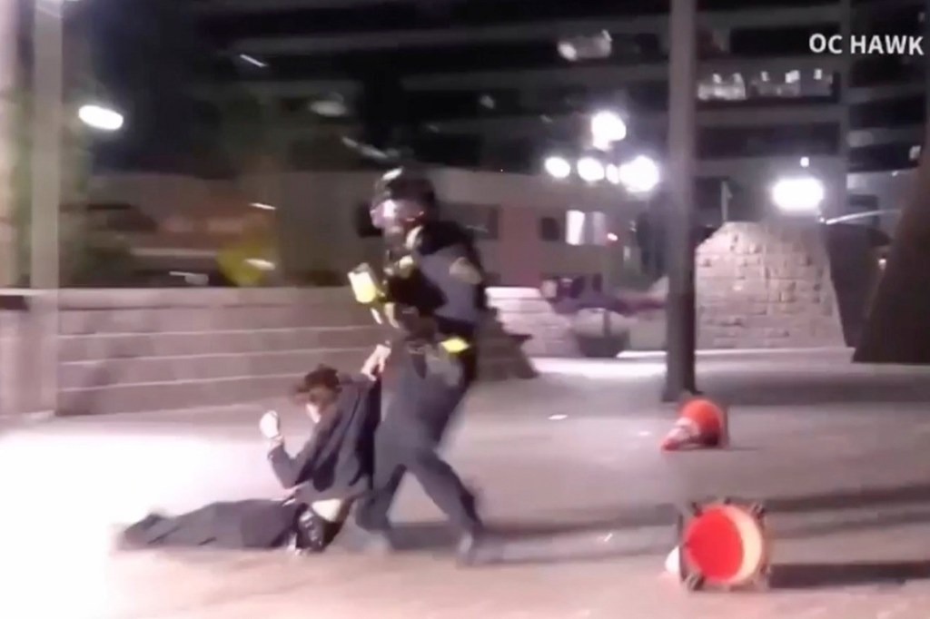 Santa Ana police say drone feed helped guide response to January protest involving federal agents – Orange County Register