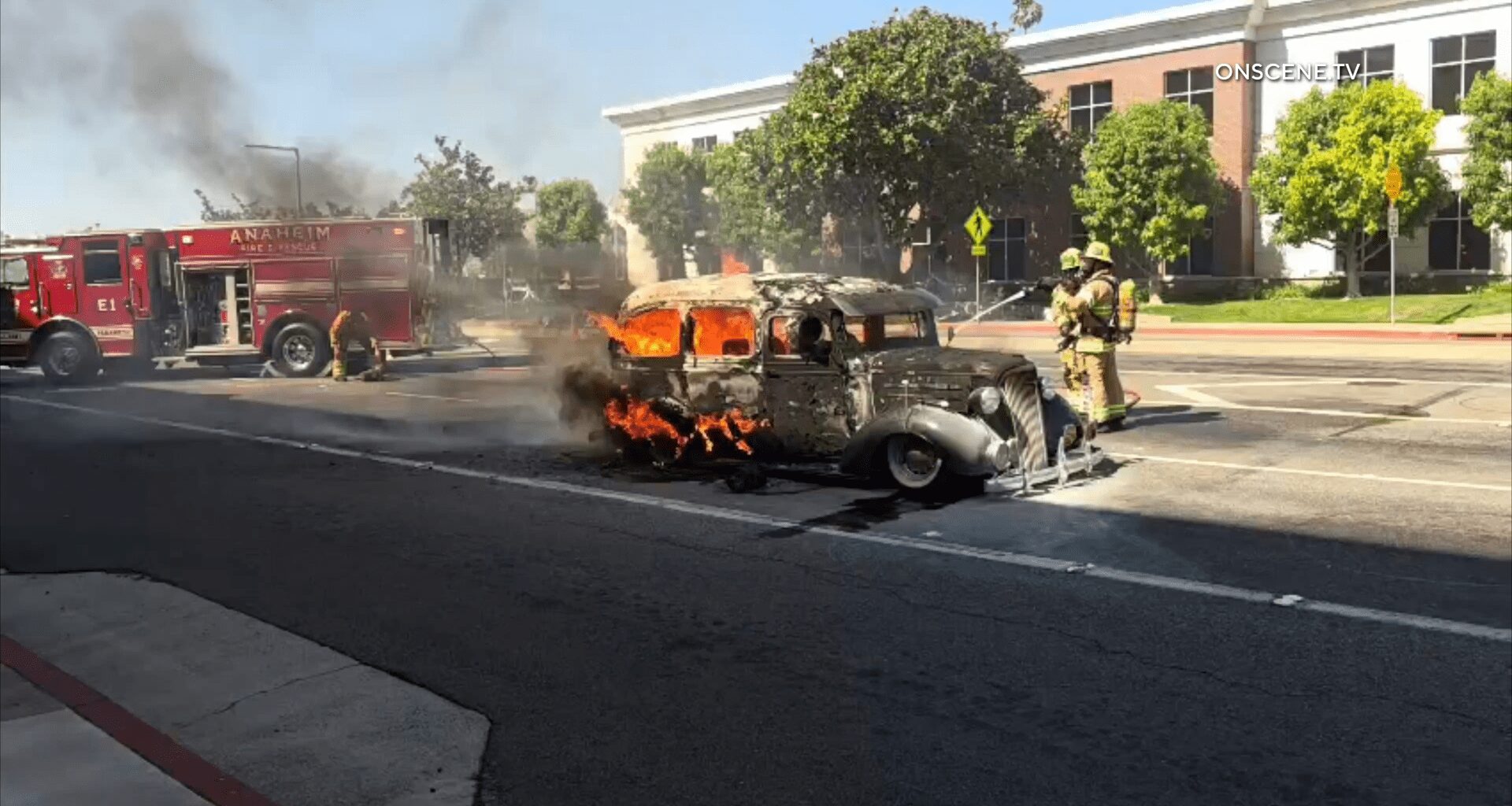 Classic Chevrolet Reduced To Ashes In Anaheim Fire – ONSCENE.TV