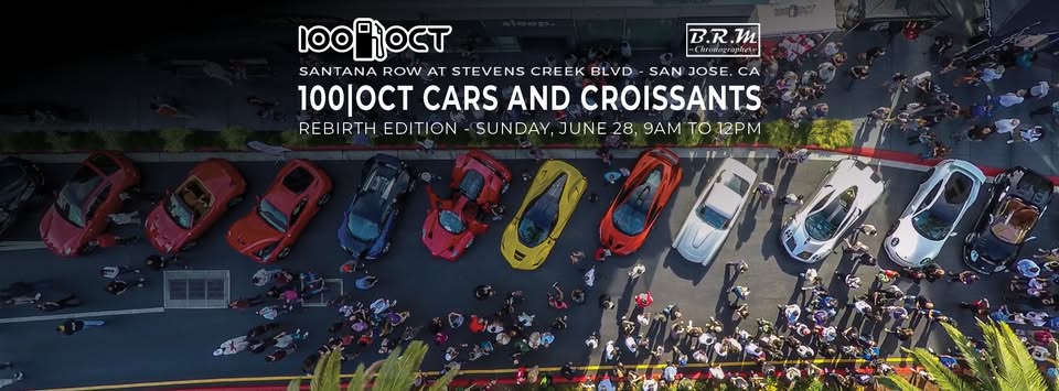 Cars & Croissants on The Row — 9 a.m. – 12 p.m. at Santana Row, San José