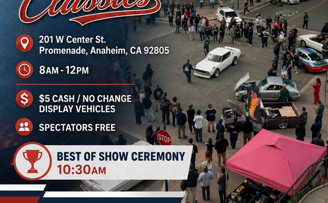 Cars And Coffee Classics Anaheim | 2026
