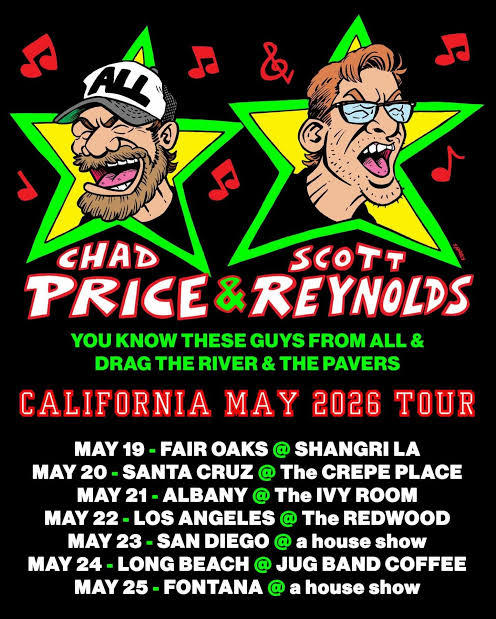 DS Show Review: Scott Reynolds and Chad Price at Jugband Coffee and Tea, Long Beach, CA (5/24/2026)
