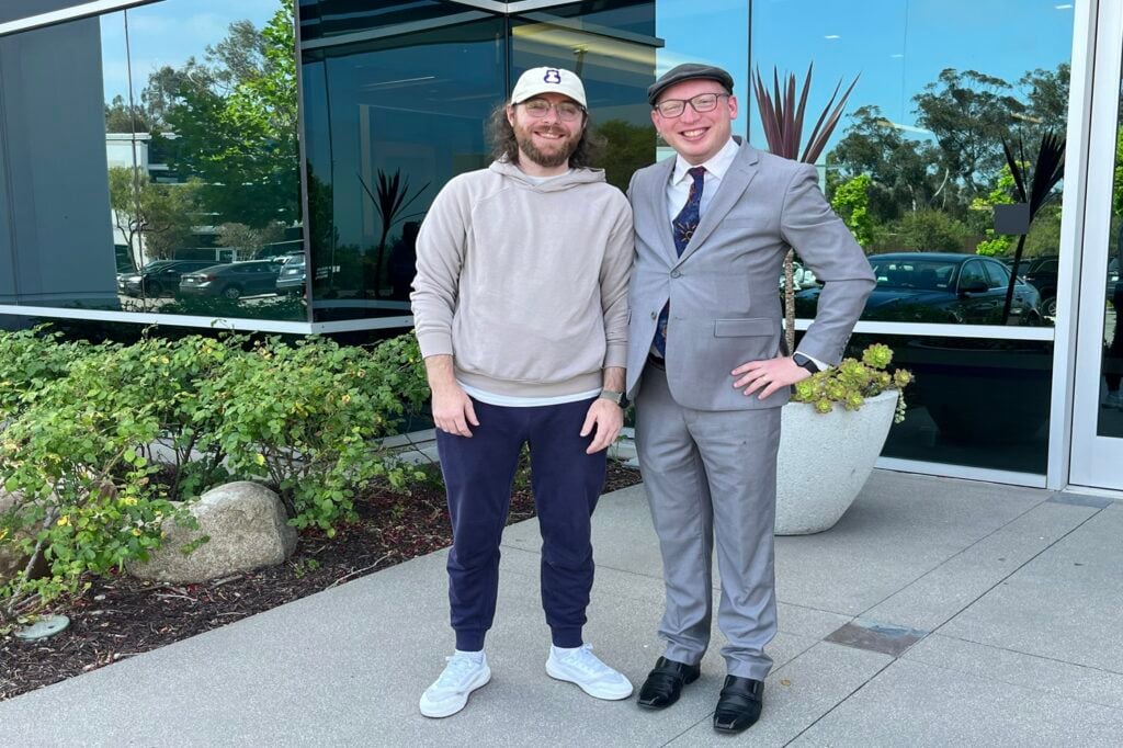 Connor Boyd, Regional Manager of Trinity Carlsbad and Executive Artistic Director of Trinity Theatre Company, Sean Boyd