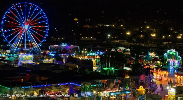 The kids' Midway, as seen from the Speakeasy in the grandstand building(Jan Wagner)