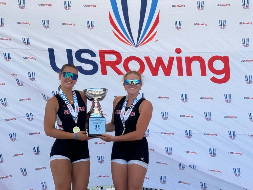 Two Carmel Valley youth rowers win national title – San Diego Union-Tribune