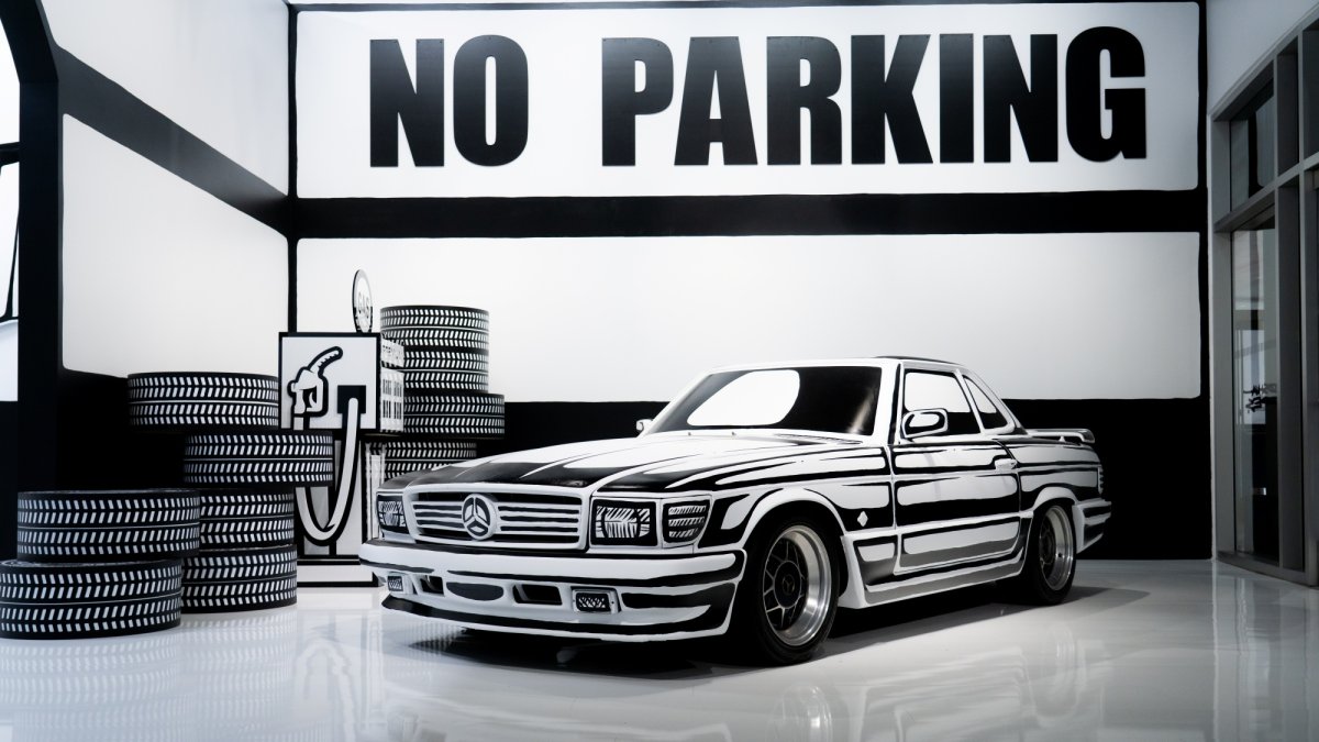 The art of Joshua Vides ups the cool contrast at Petersen Automotive Museum – NBC Los Angeles