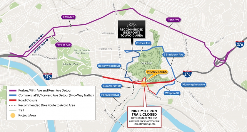 PRT says it will pause Oakland construction during Parkway East closure | University Times