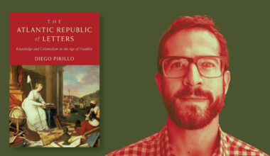 Graphic featuring the book cover of