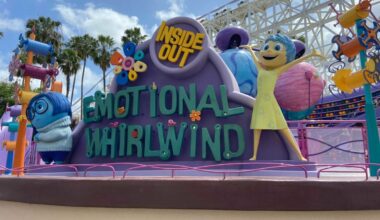 Inside Out Emotional Whirlwind at Disney California Adventure
