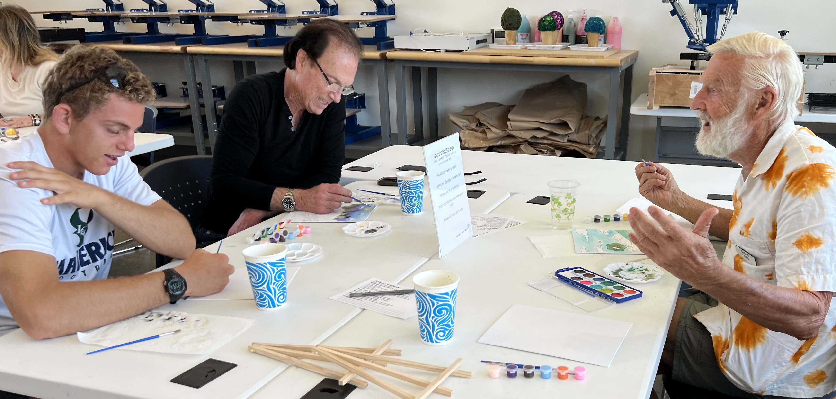 Participants of all ages created artwork and built new friendships...