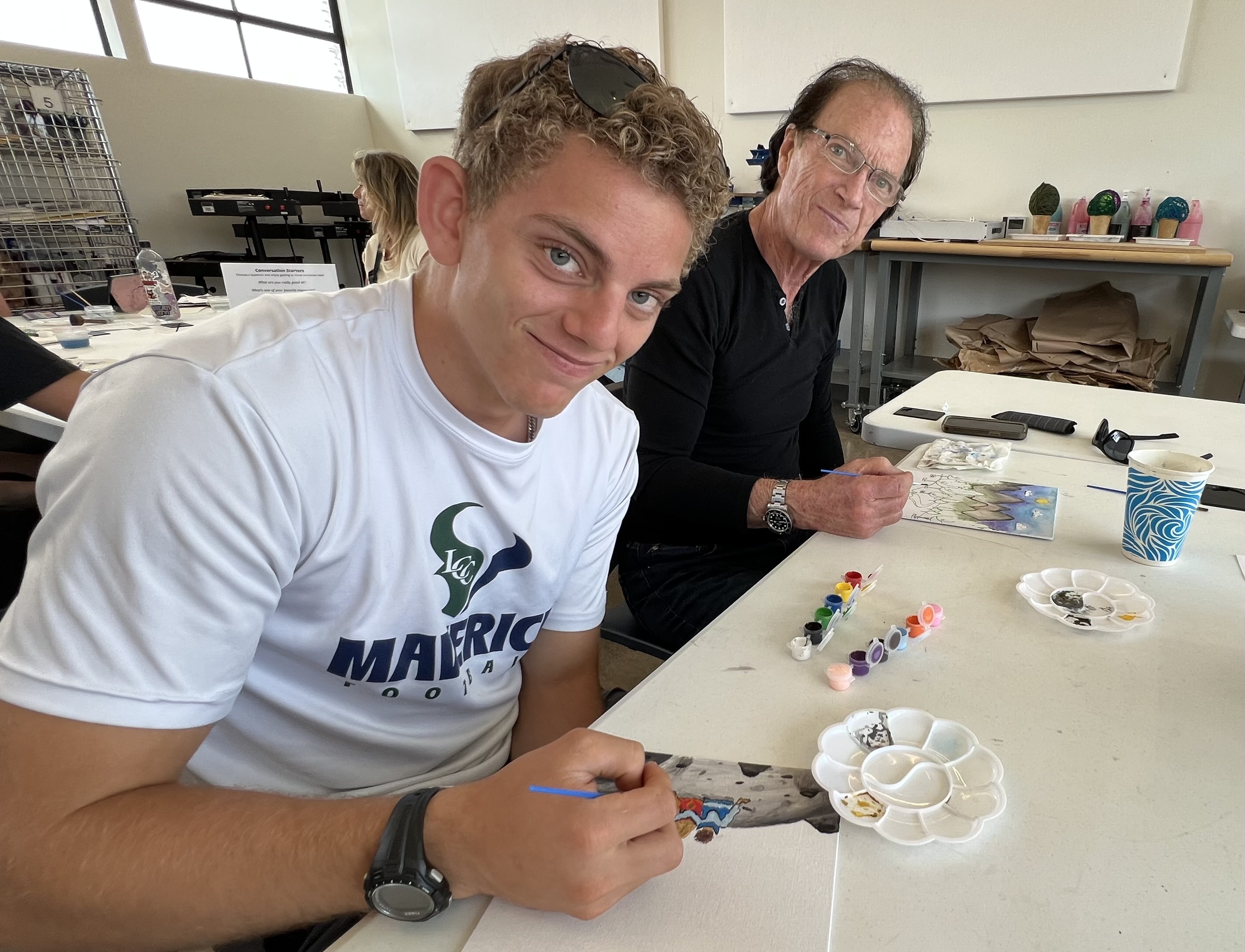 Participants of all ages created artwork and built new friendships...