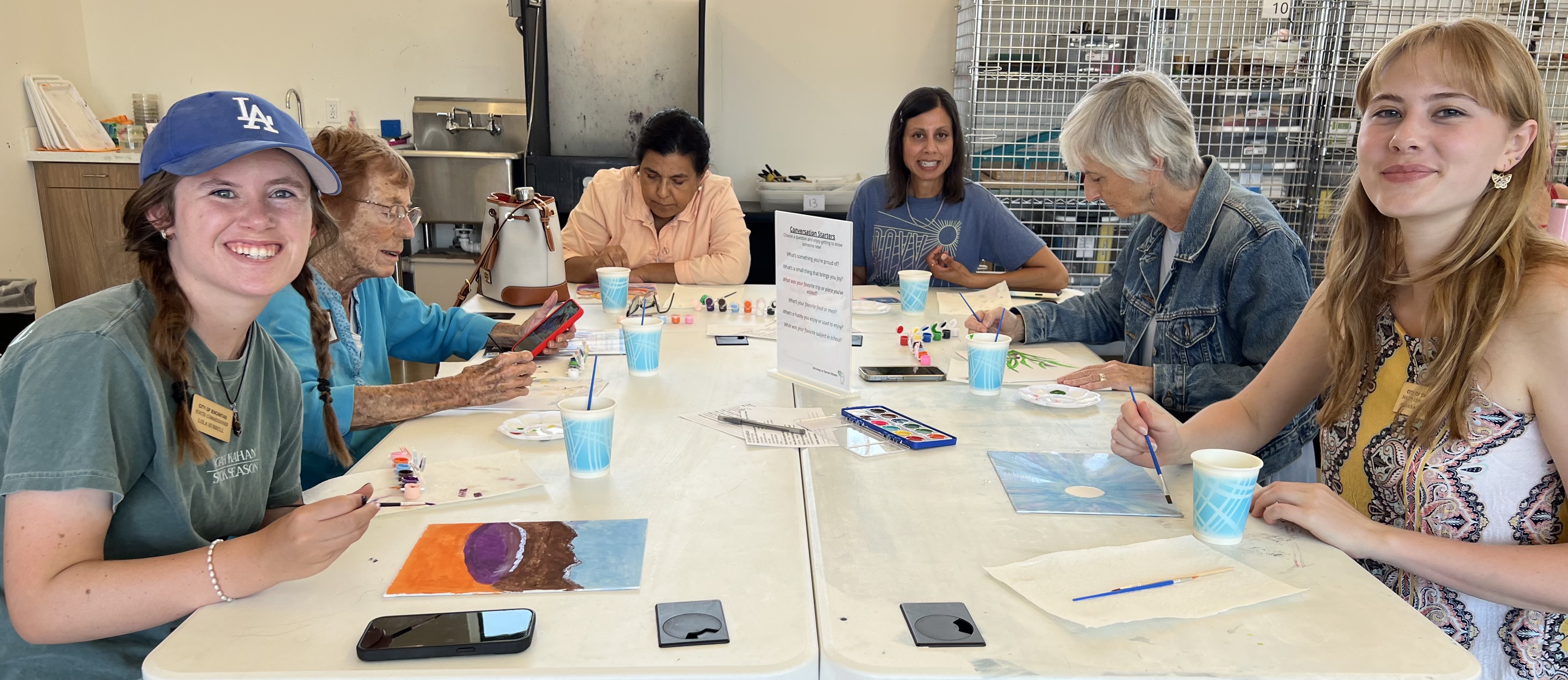 Participants of all ages created artwork and built new friendships...